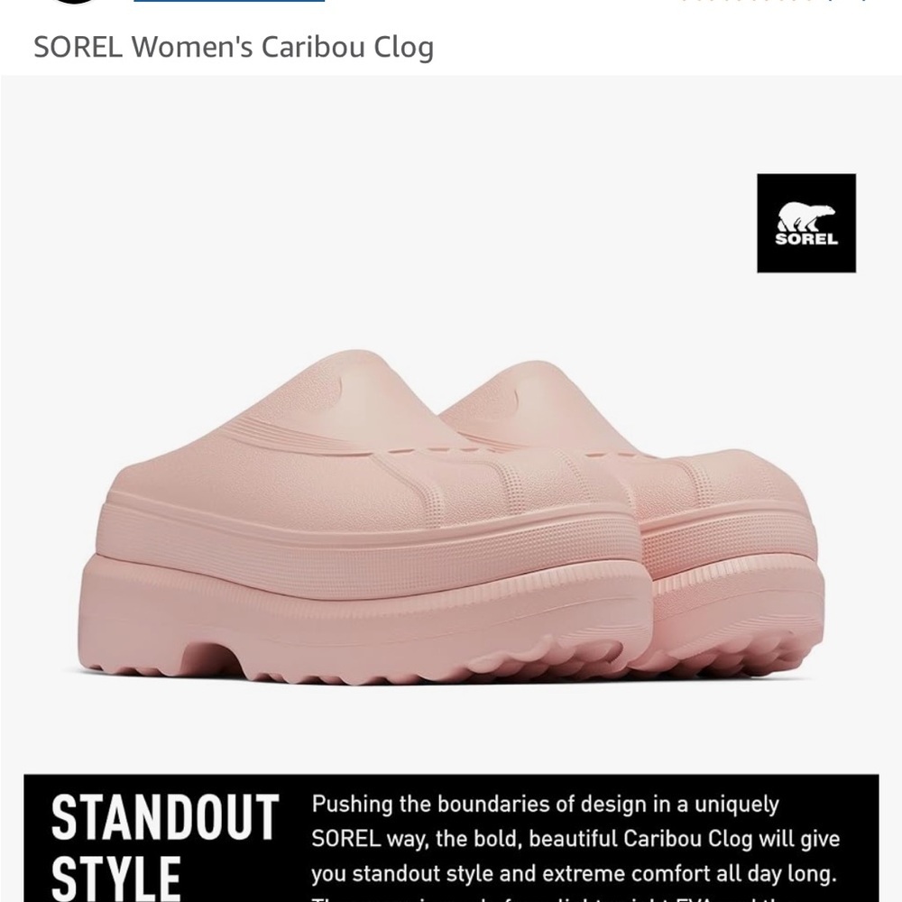 Sorel Women's Blush Caribou Clog